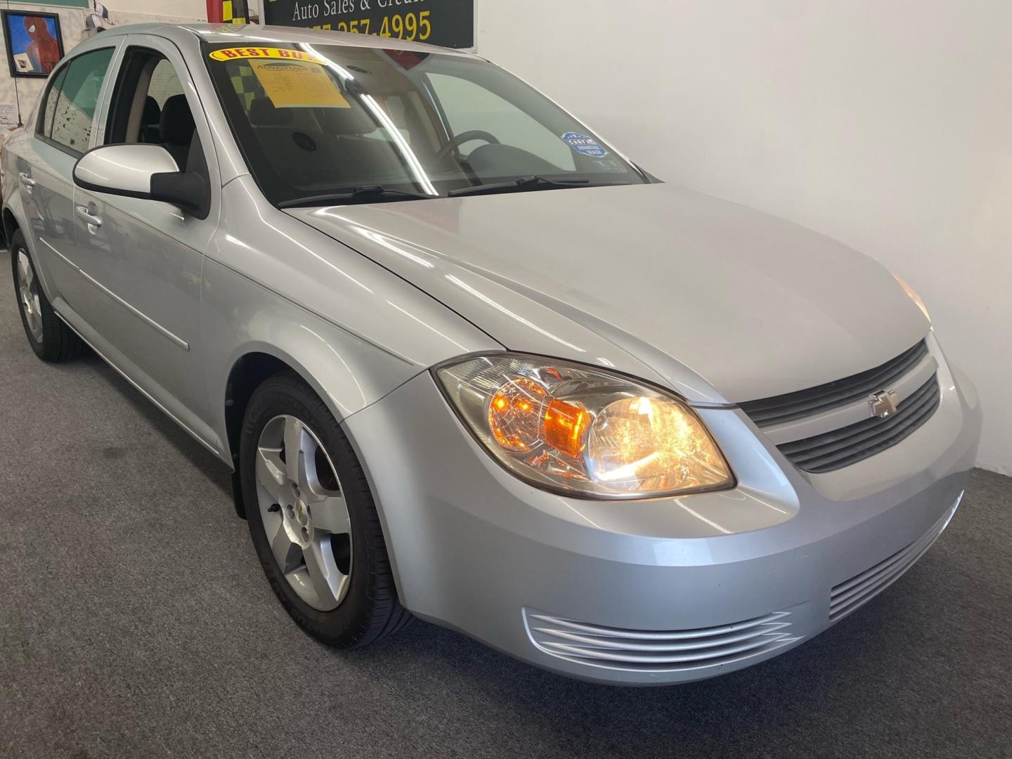 2010 SILVER /Gray Chevrolet Cobalt (1G1AD5F57A7) , located at 533 S West End Blvd., Quakertown, PA, 18951, (877) 257-4995, 40.343994, -75.303604 - Photo#2